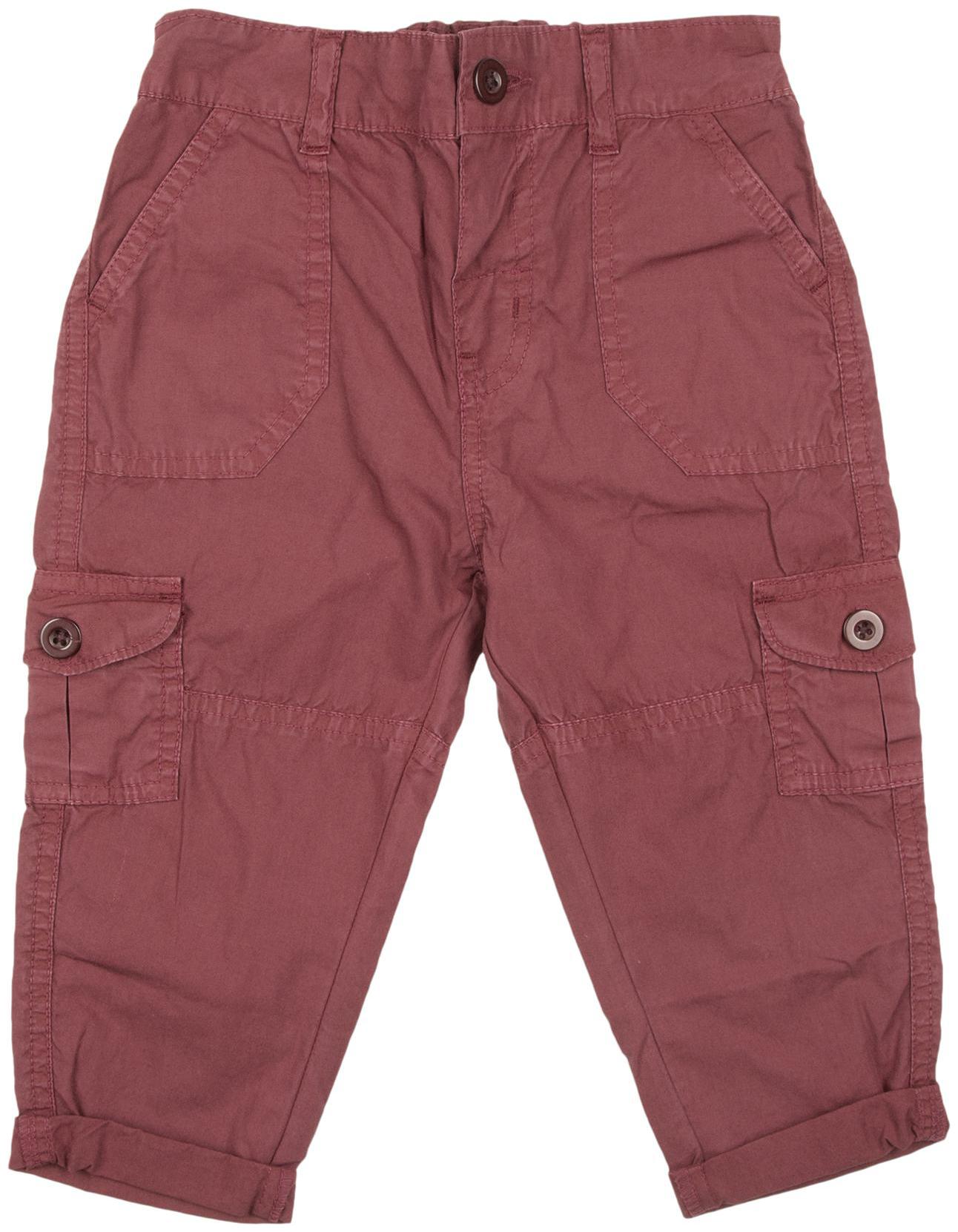 

Donuts Baby boy Cotton Solid Trousers - Red