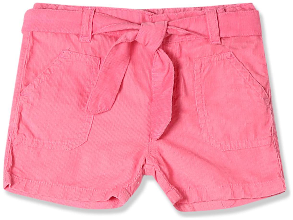 

Donuts Baby girl Cotton Solid Shorts - Pink