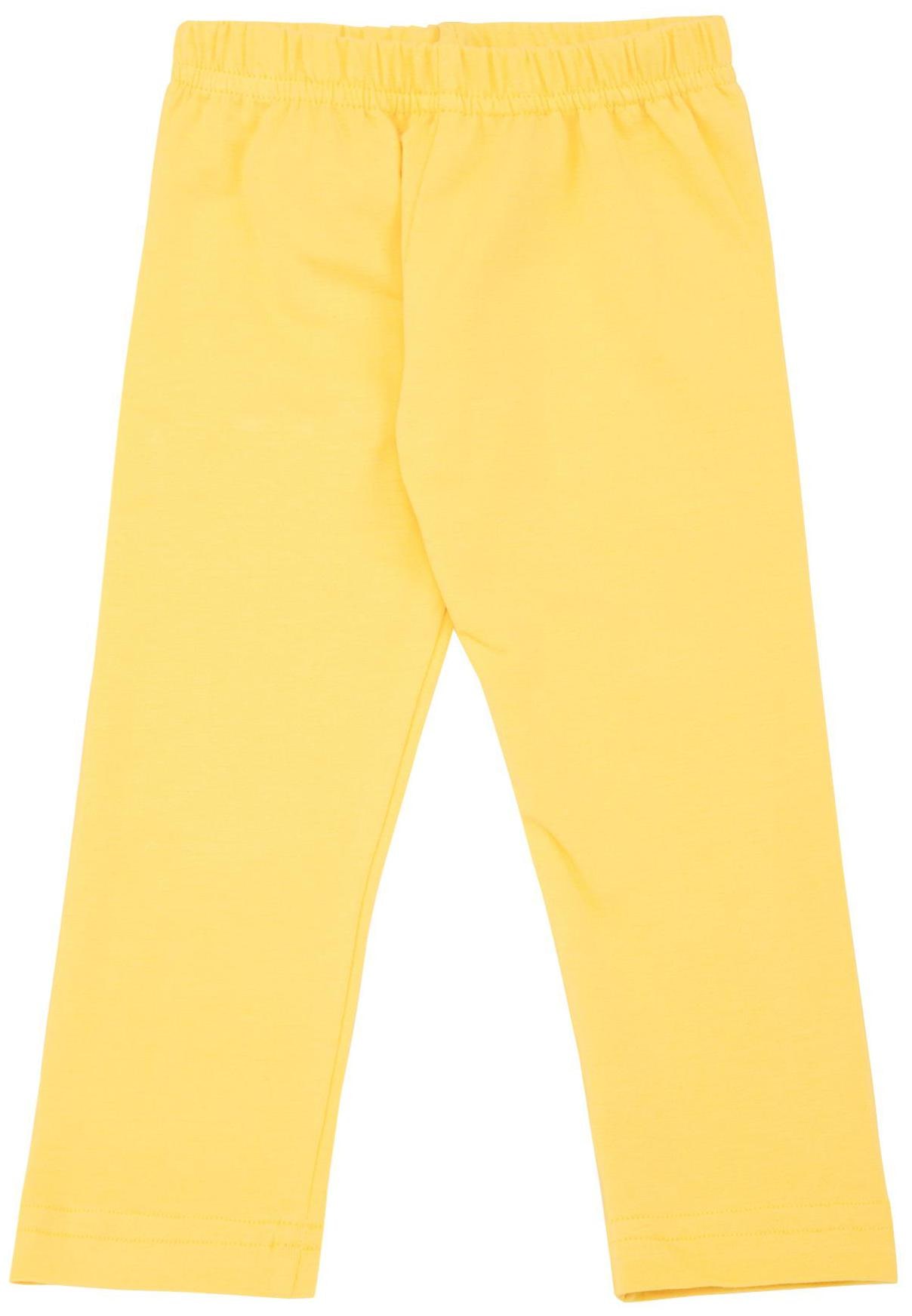 

Donuts Baby girl Cotton Solid Leggings - Yellow