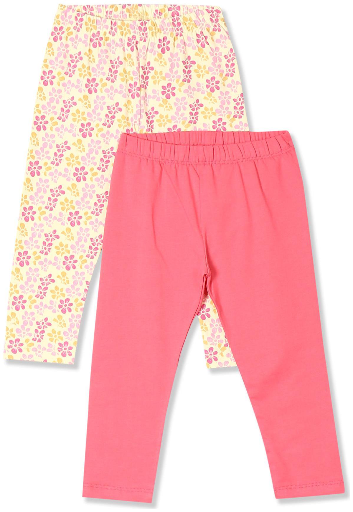 

Donuts Baby girl Cotton Printed Leggings - Multi