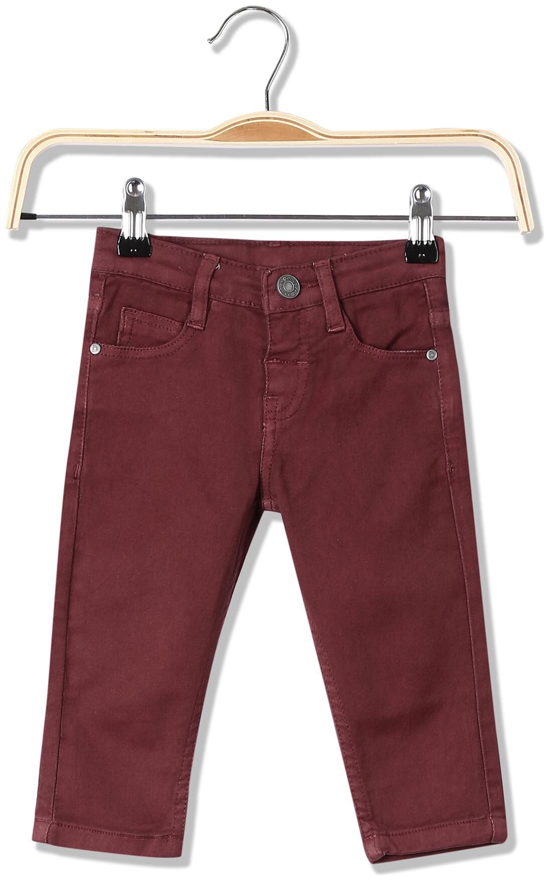 

Donuts Baby boy Cotton Solid Jeans - Brown