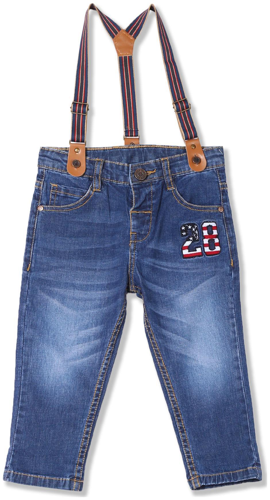 

Donuts Baby boy Cotton blend Acid wash Jeans - Blue
