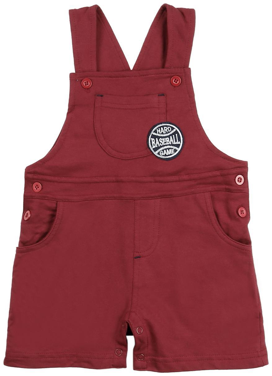 

Donuts Baby boy Cotton Solid Romper - Red