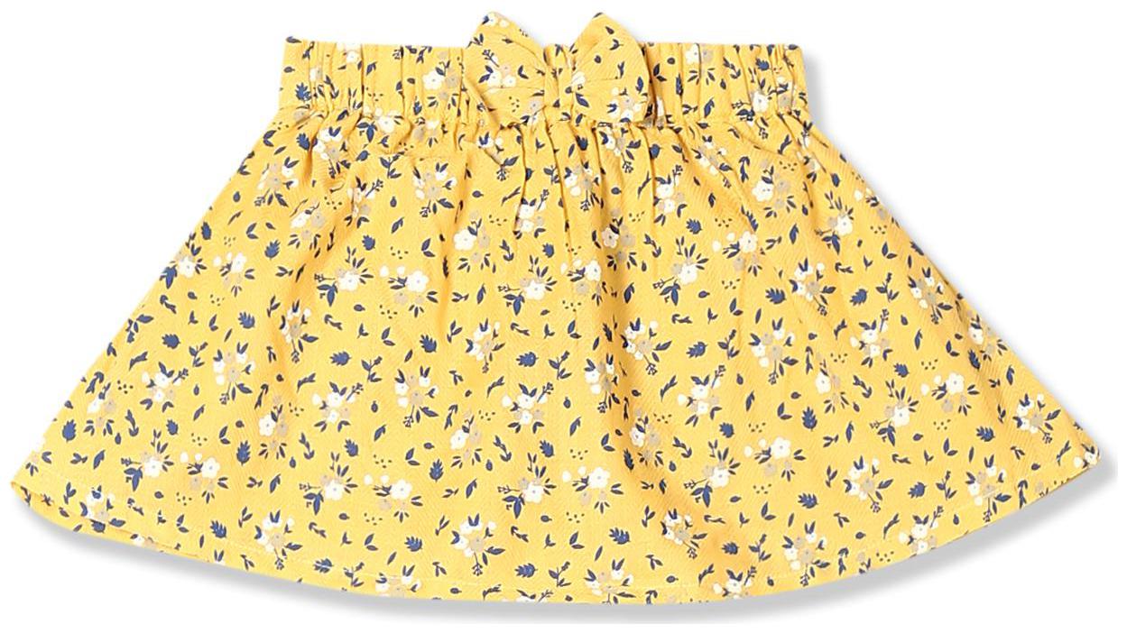 

Donuts Baby girl Cotton Printed Skirt - Yellow