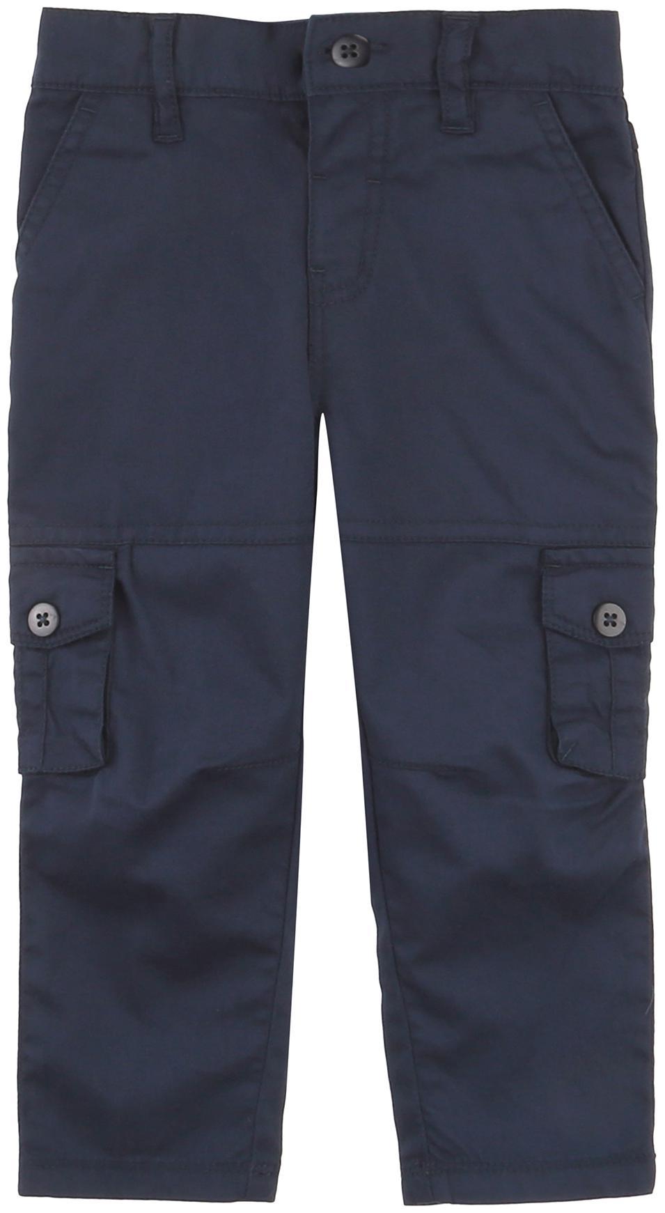 

Donuts Baby girl Cotton Solid Trousers - Blue
