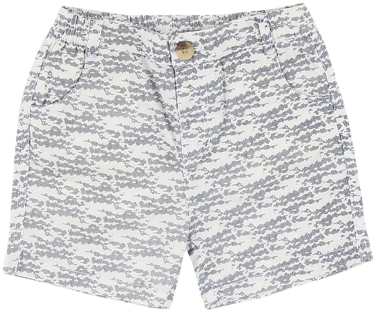

Donuts Baby boy Cotton Printed Shorts - White