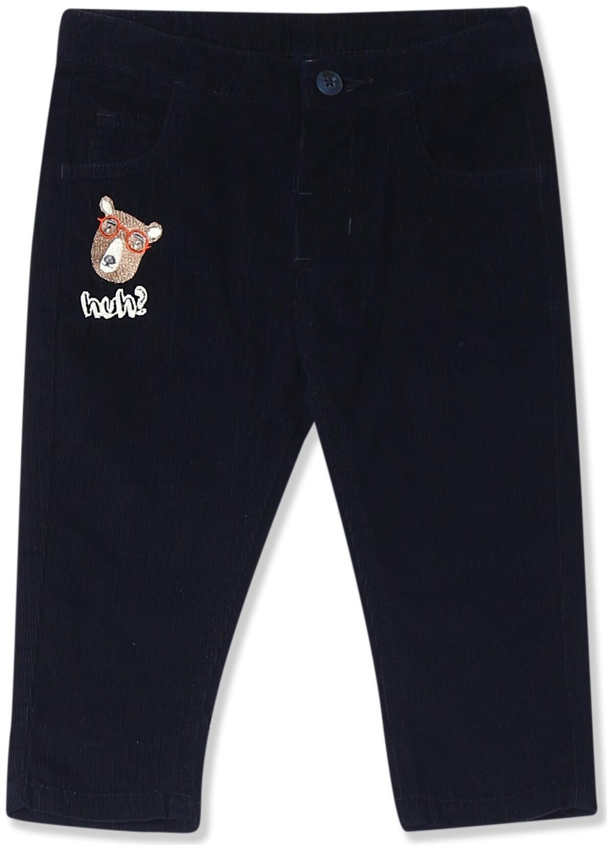 

Donuts Baby boy Cotton Solid Trousers - Blue