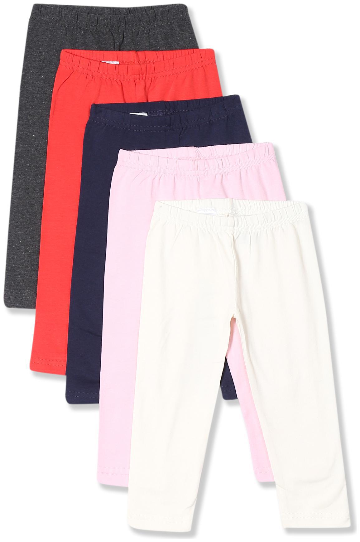

Donuts Baby girl Cotton Solid Leggings - Multi
