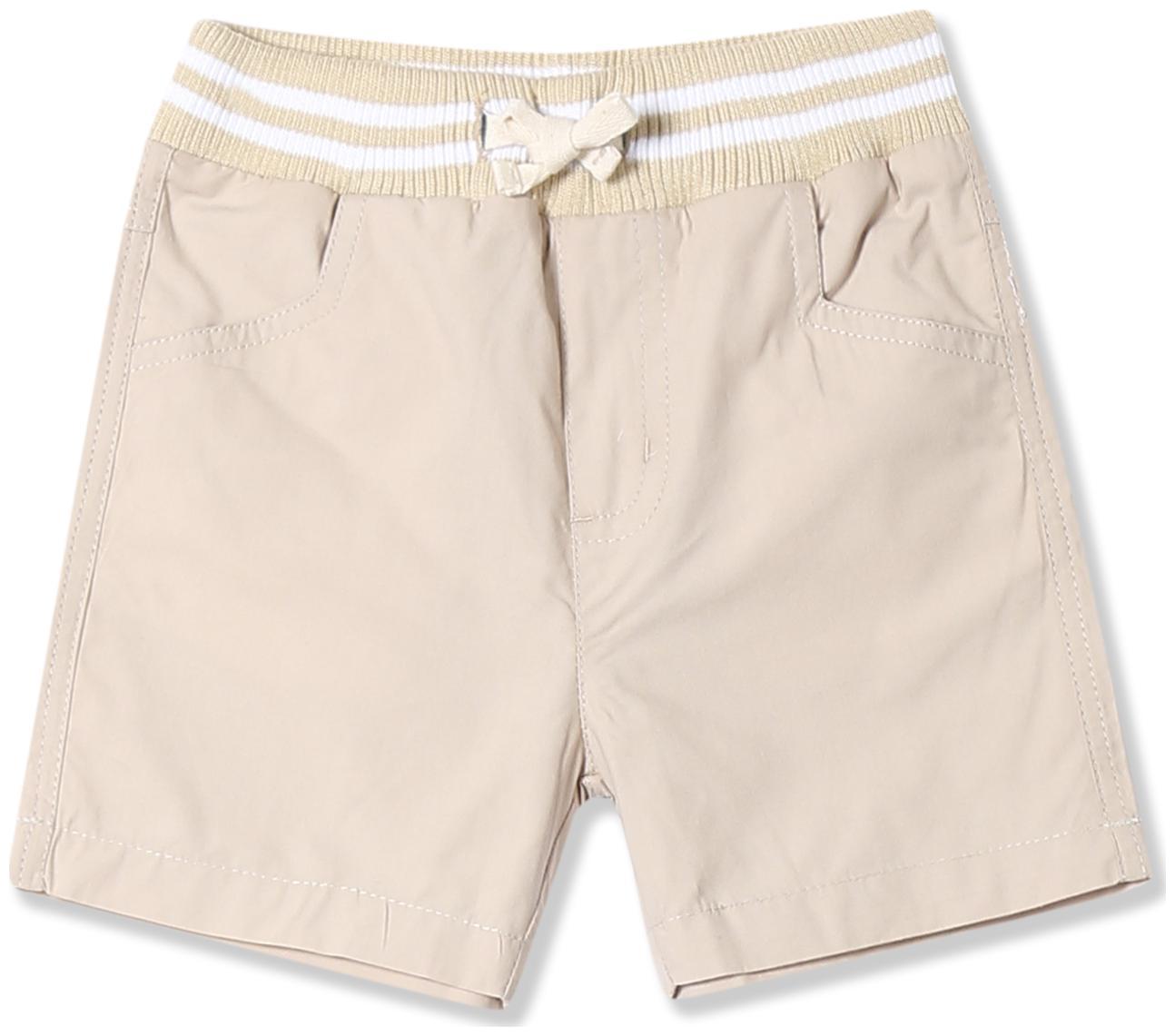 

Donuts Baby boy Cotton Solid Shorts - Beige