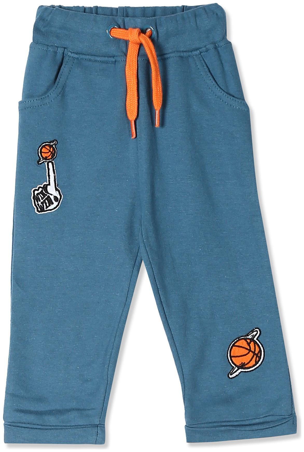 

Donuts Baby boy Cotton Solid Pyjama - Blue