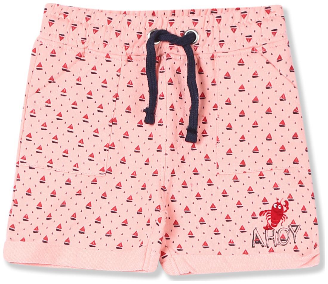 

Donuts Baby boy Cotton Printed Shorts - Pink