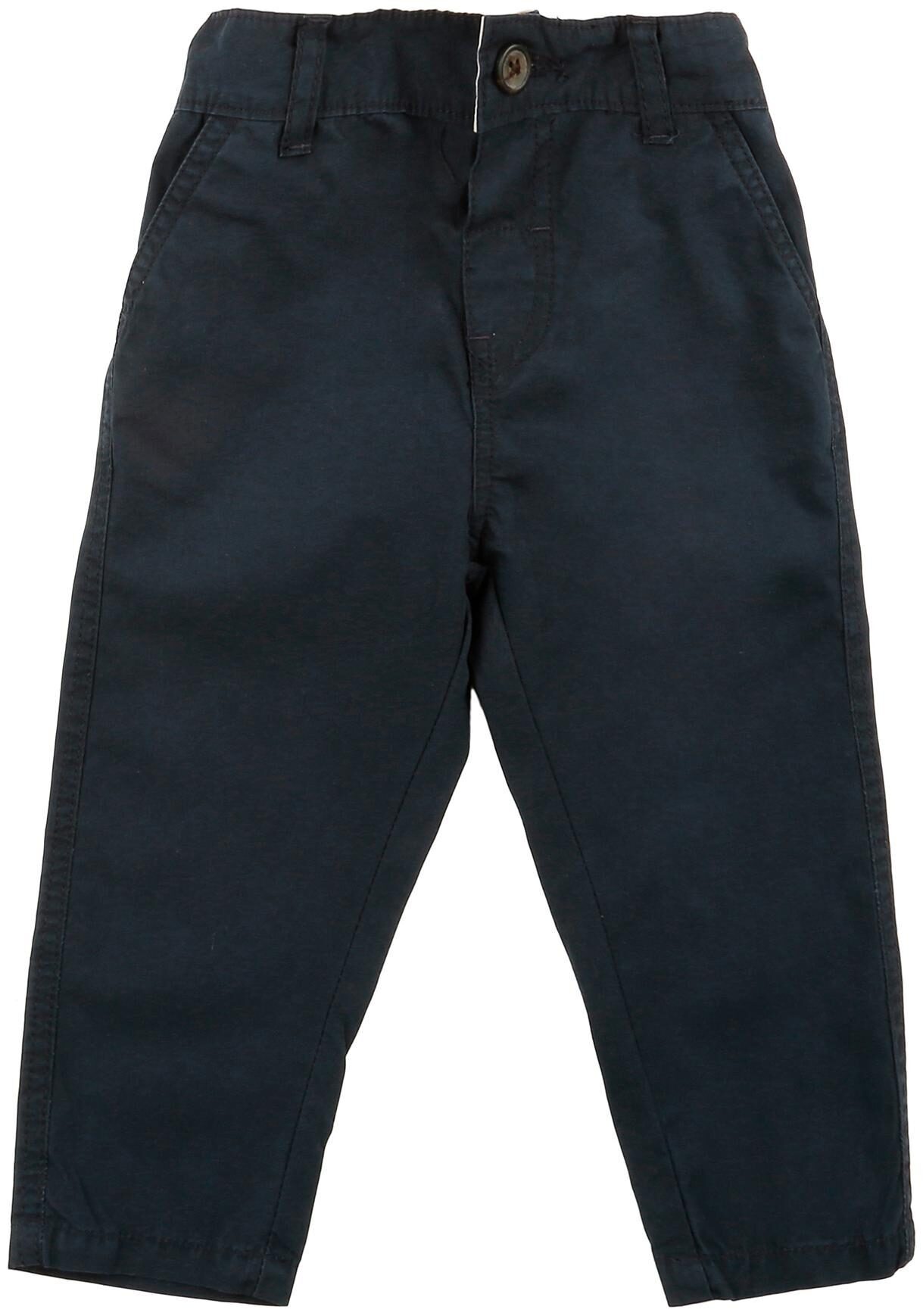 

Donuts Baby boy Cotton Solid Trousers - Blue
