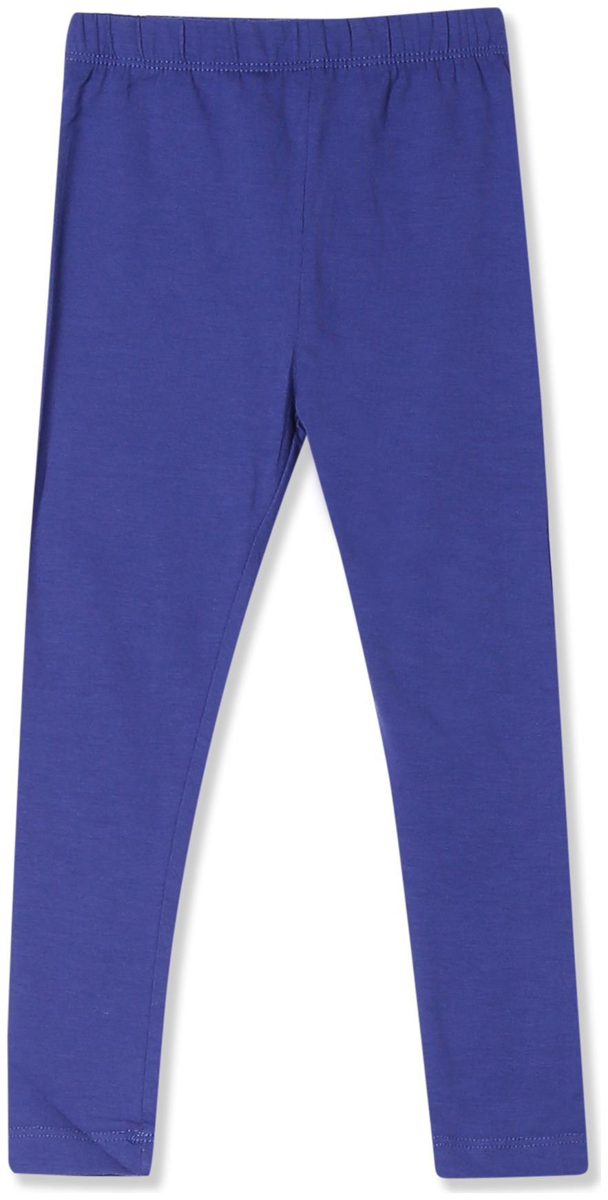 

Donuts Baby girl Cotton Solid Leggings - Blue
