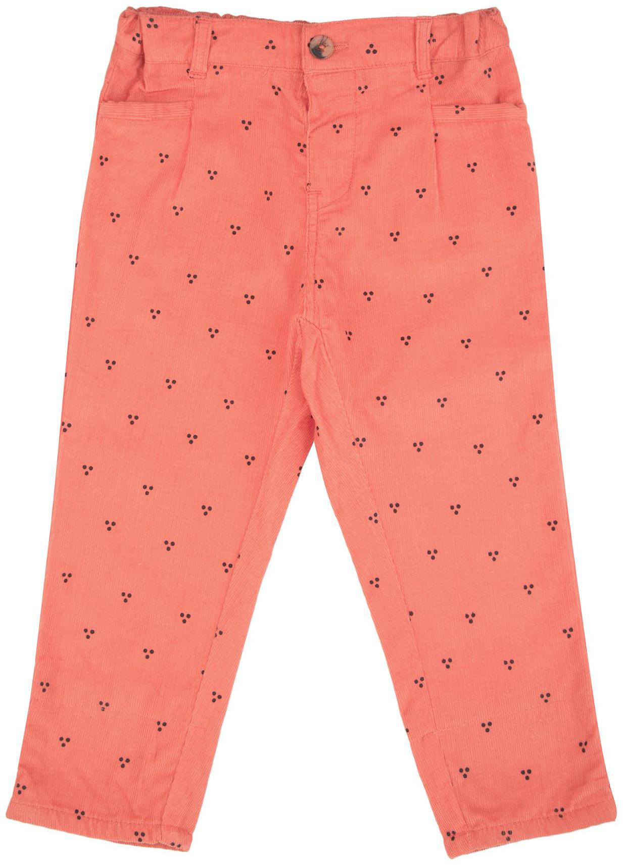 

Donuts Baby girl Cotton Printed Trousers - Red