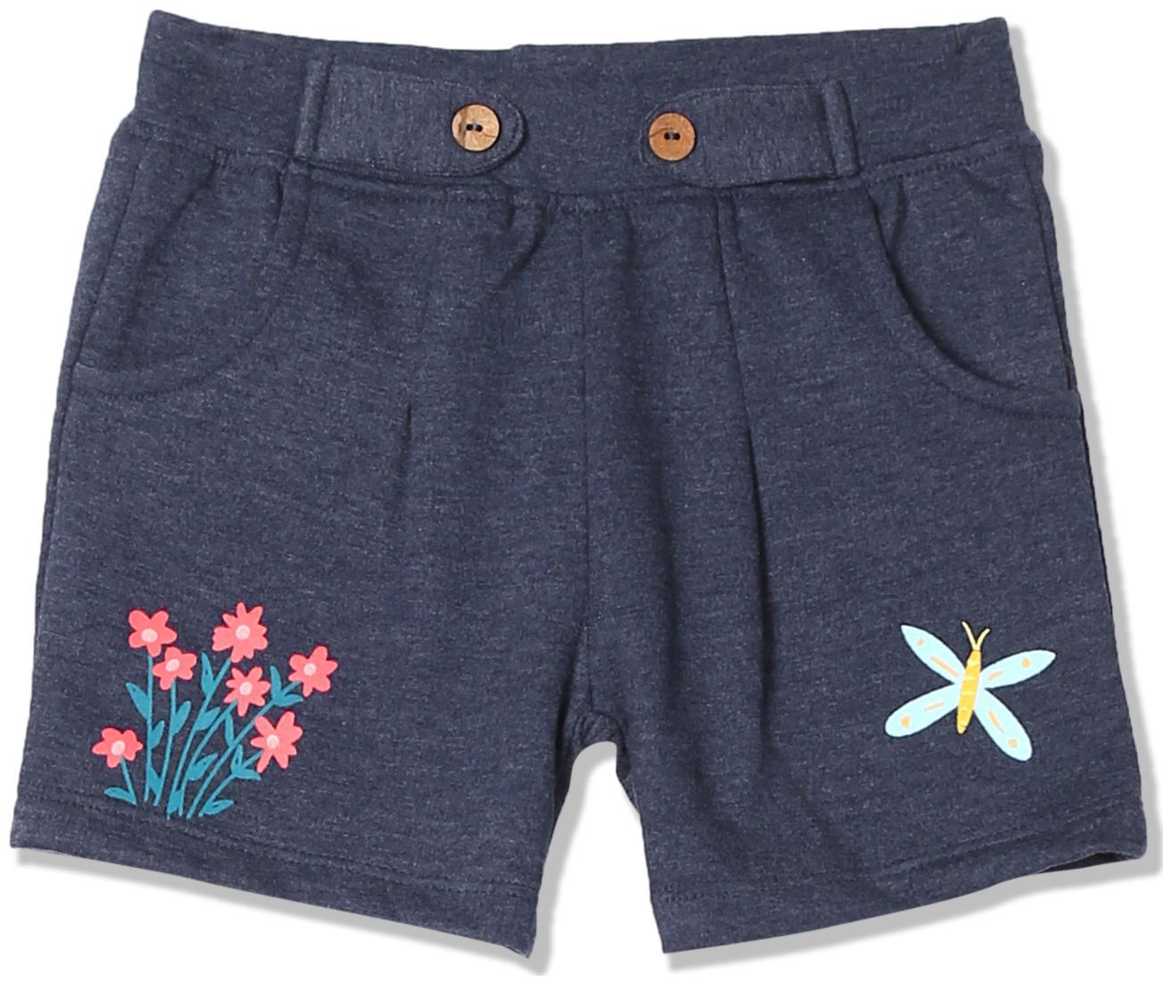 

Donuts Baby girl Cotton blend Printed Shorts - Blue