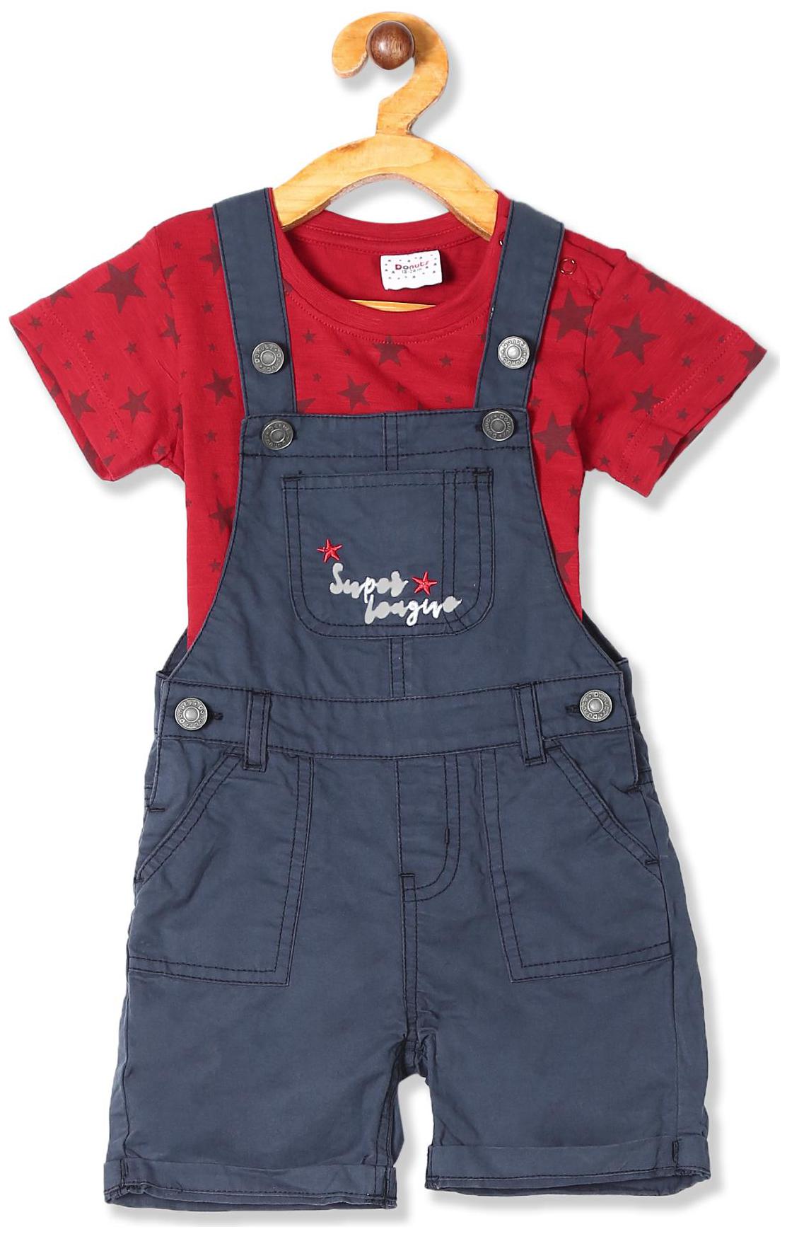 

Donuts Baby boy Top bottom set - Multi