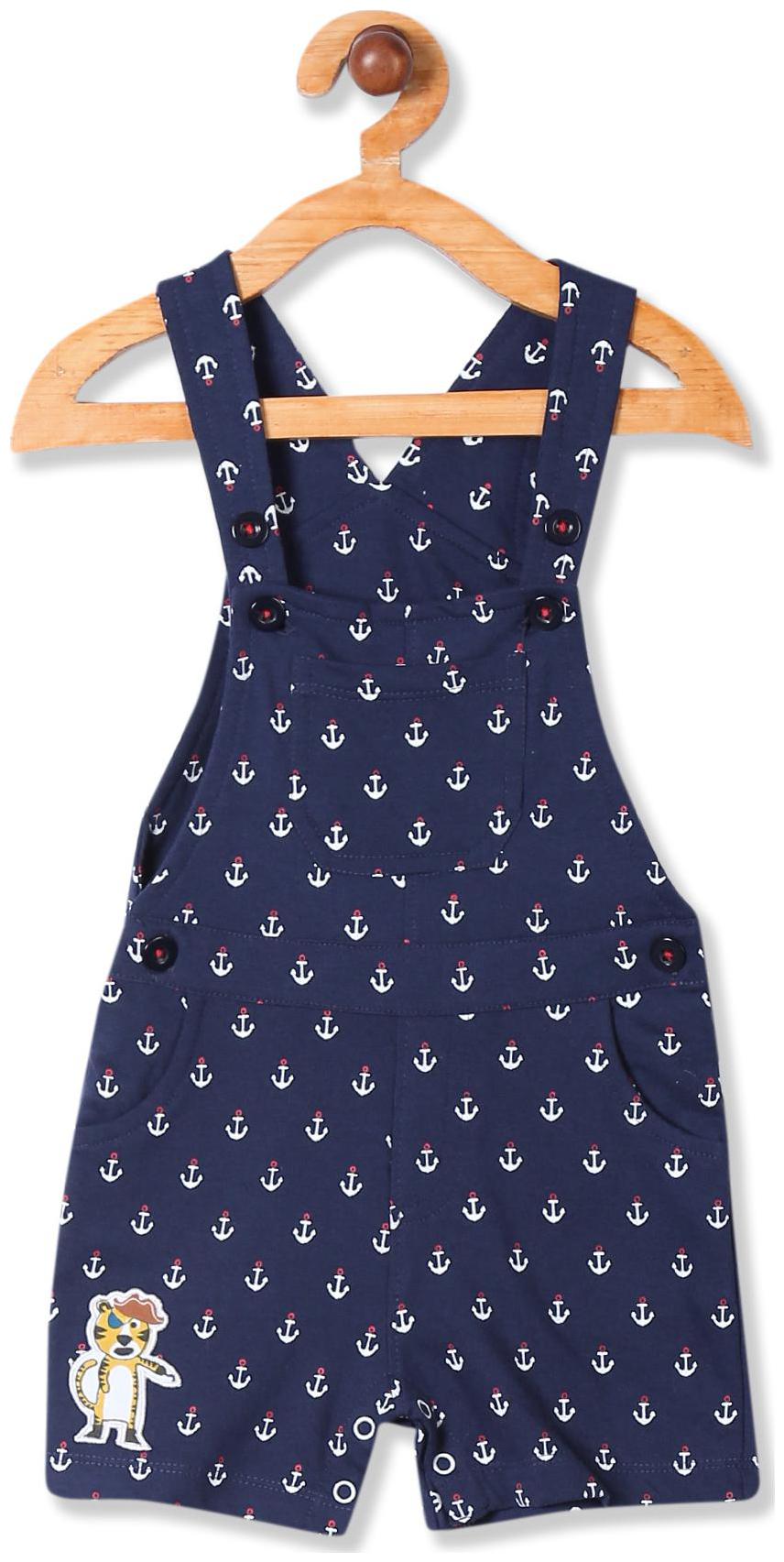 

Donuts Baby boy Cotton Printed Shorts - Blue