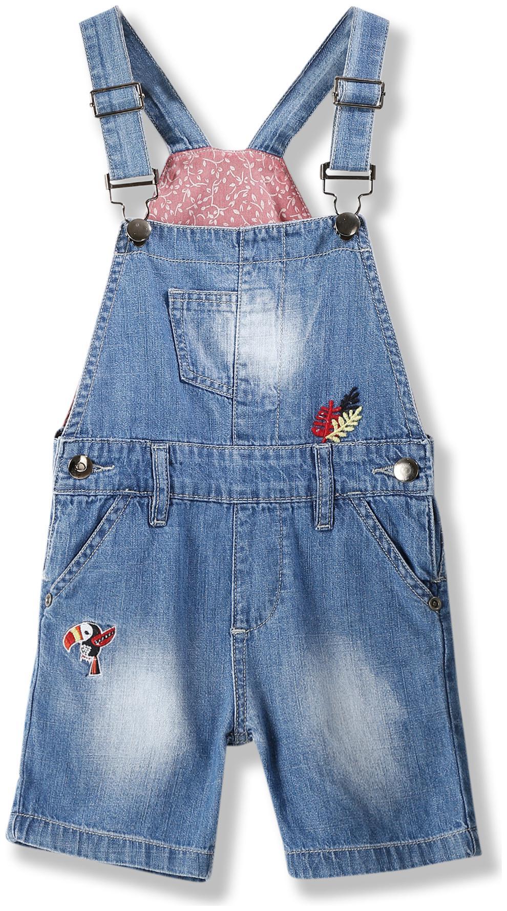 

Donuts Baby girl Cotton Solid Romper - Blue