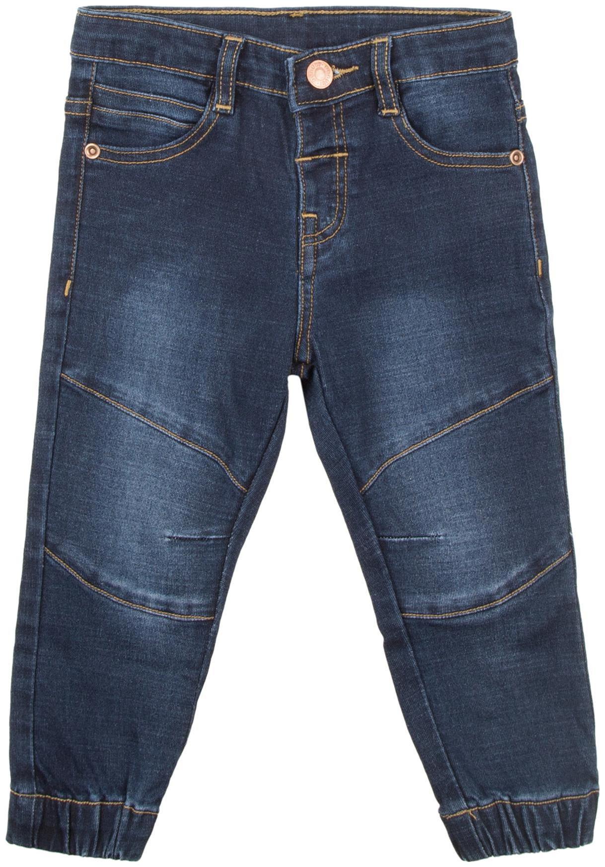

Donuts Baby boy Cotton Solid Jeans - Blue