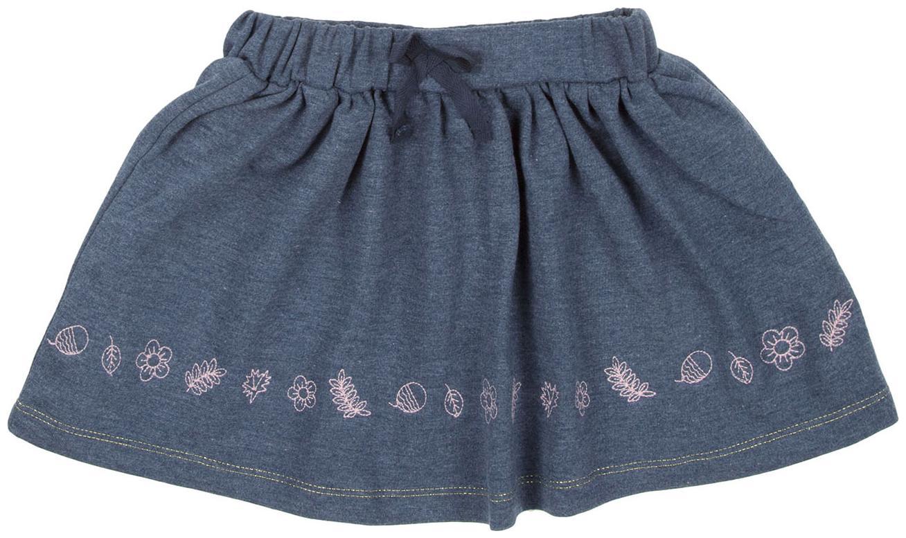 

Donuts Baby girl Cotton Embroidered Skirt - Blue