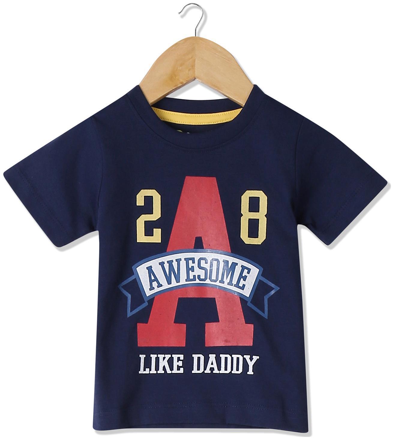 

Donuts Cotton Printed T shirt for Baby Boy - Blue