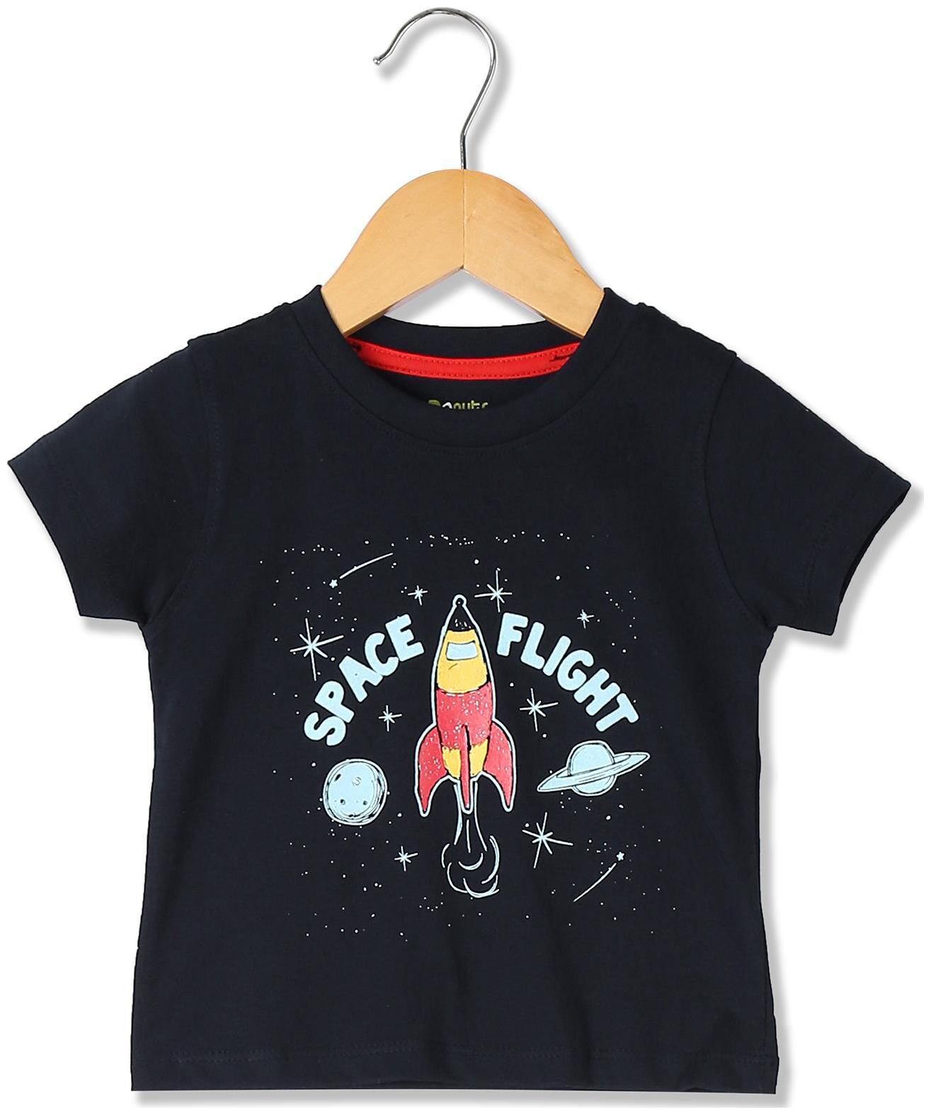 

Donuts Cotton Printed T shirt for Baby Boy - Blue