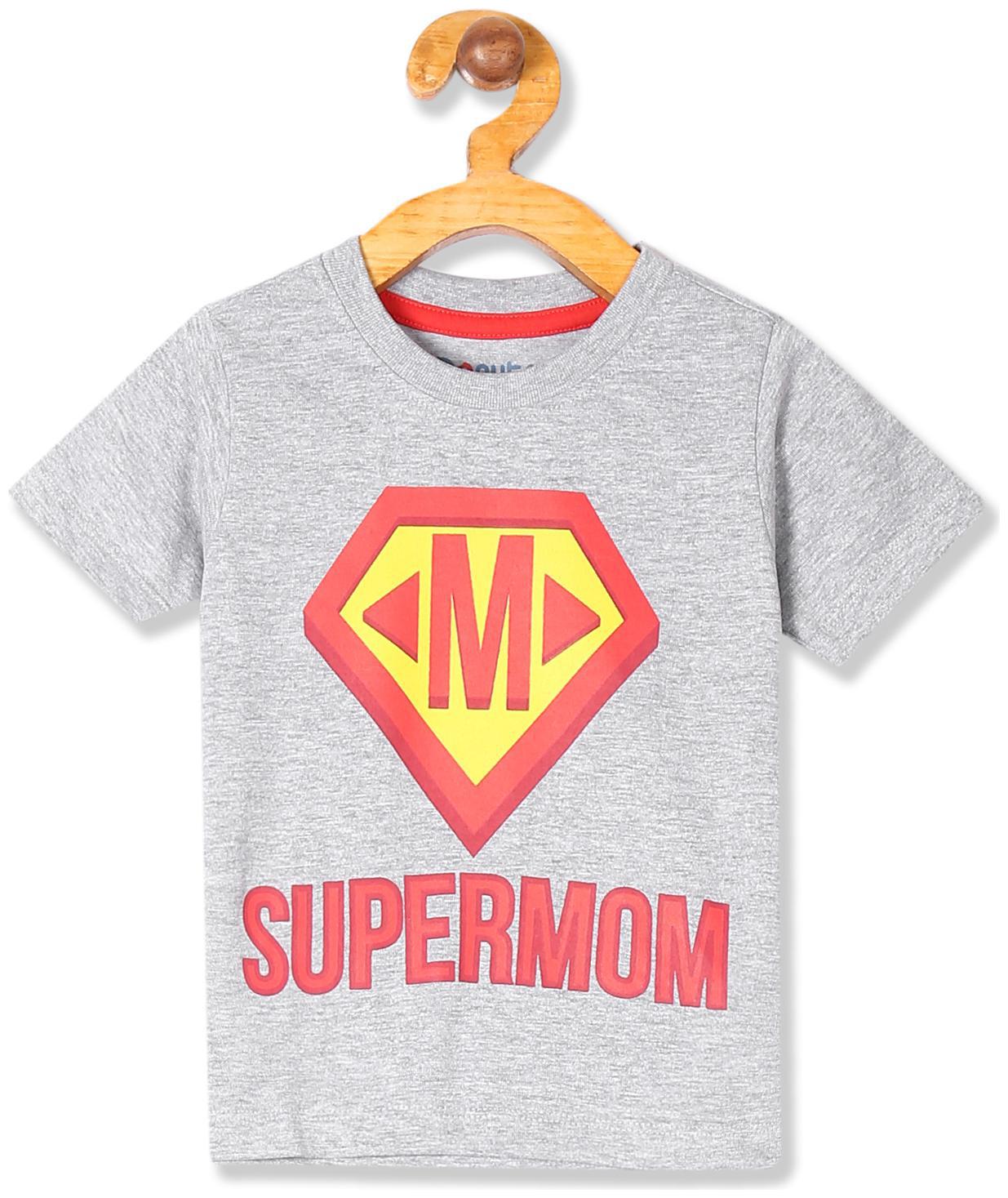 

Donuts Cotton Printed T shirt for Baby Girl - Grey