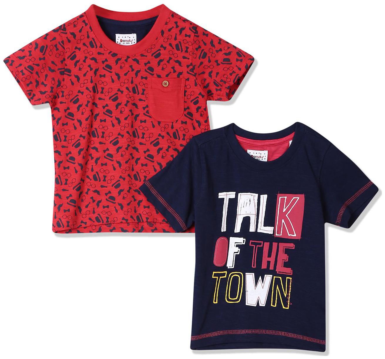 

Donuts Cotton Printed Shirt for Baby Boy - Multi