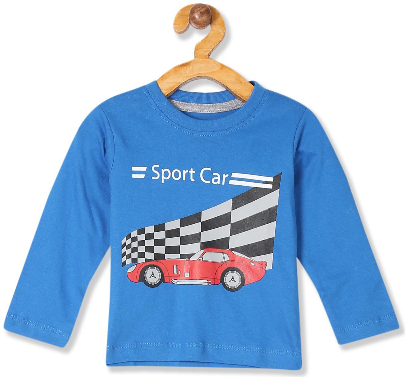 

Donuts Cotton Printed T shirt for Baby Boy - Blue