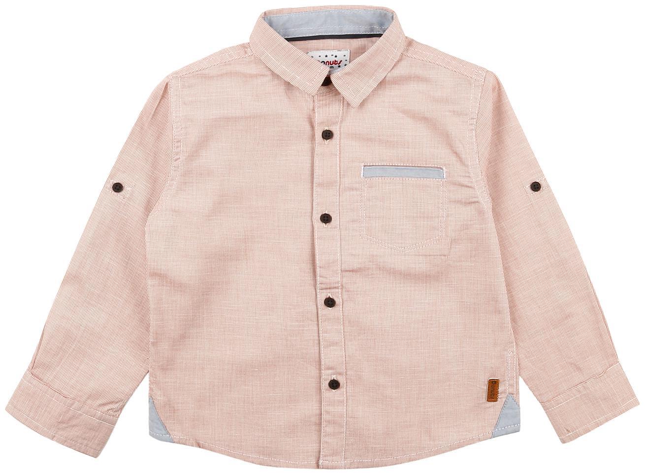 

Donuts Cotton Striped Shirt for Baby Boy - Brown