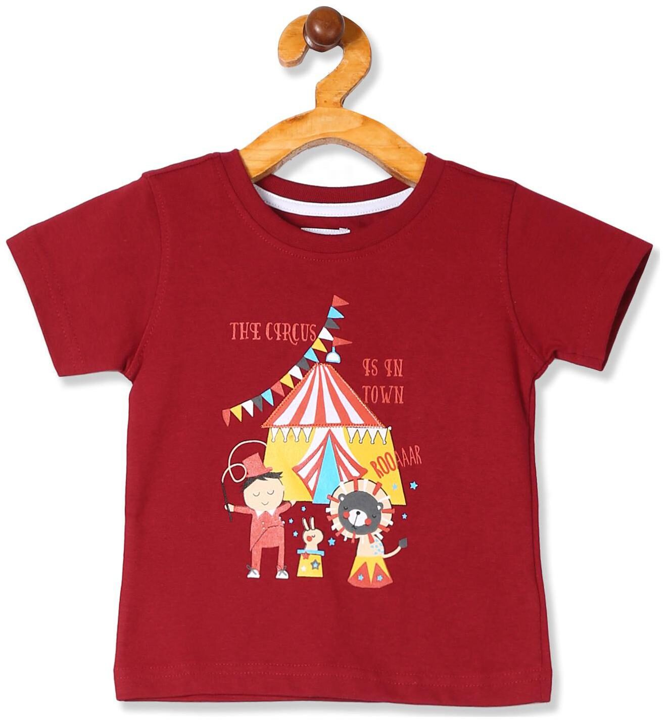 

Donuts Cotton Printed T shirt for Baby Boy - Red
