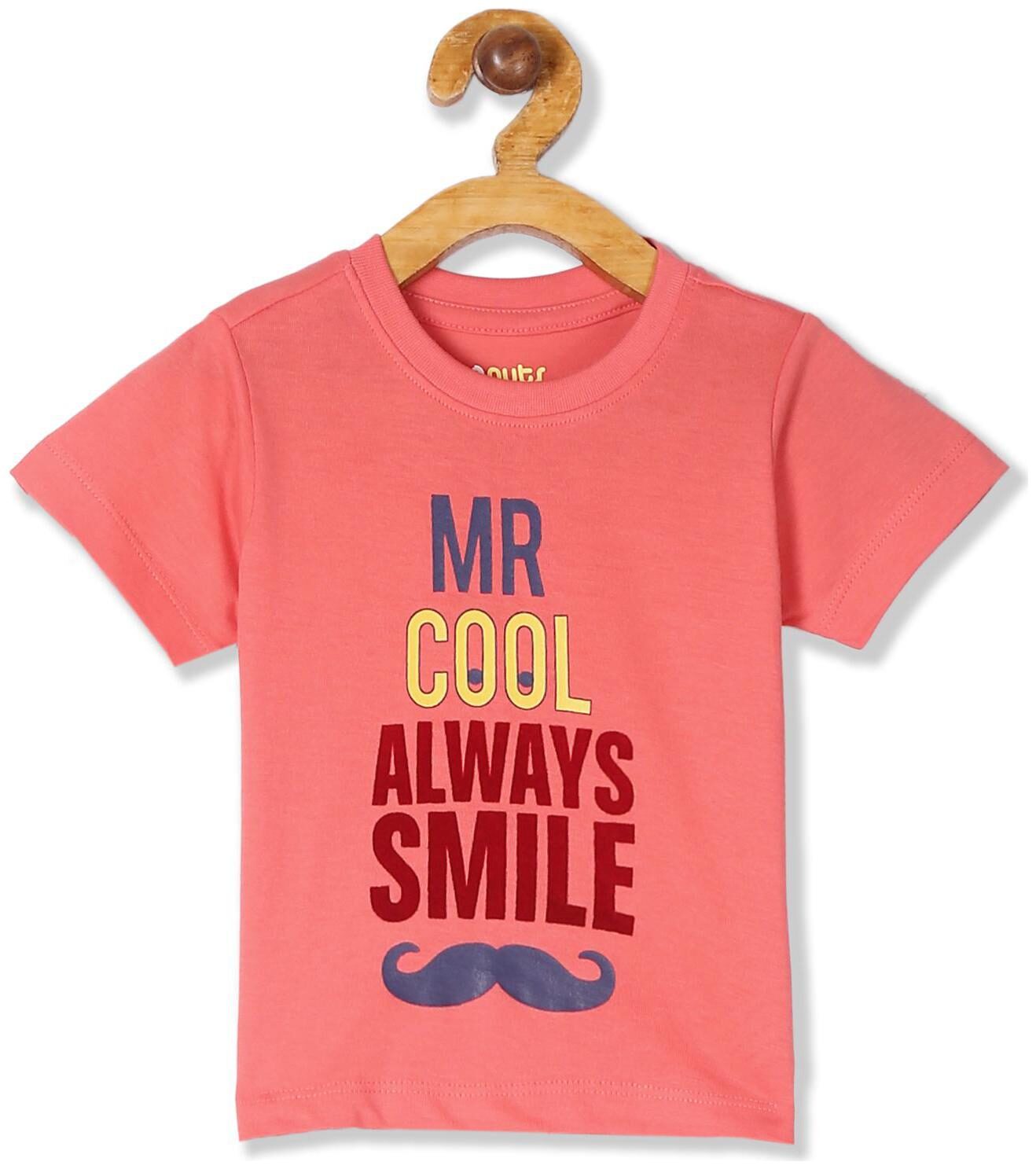 

Donuts Cotton Printed T shirt for Baby Boy - Pink