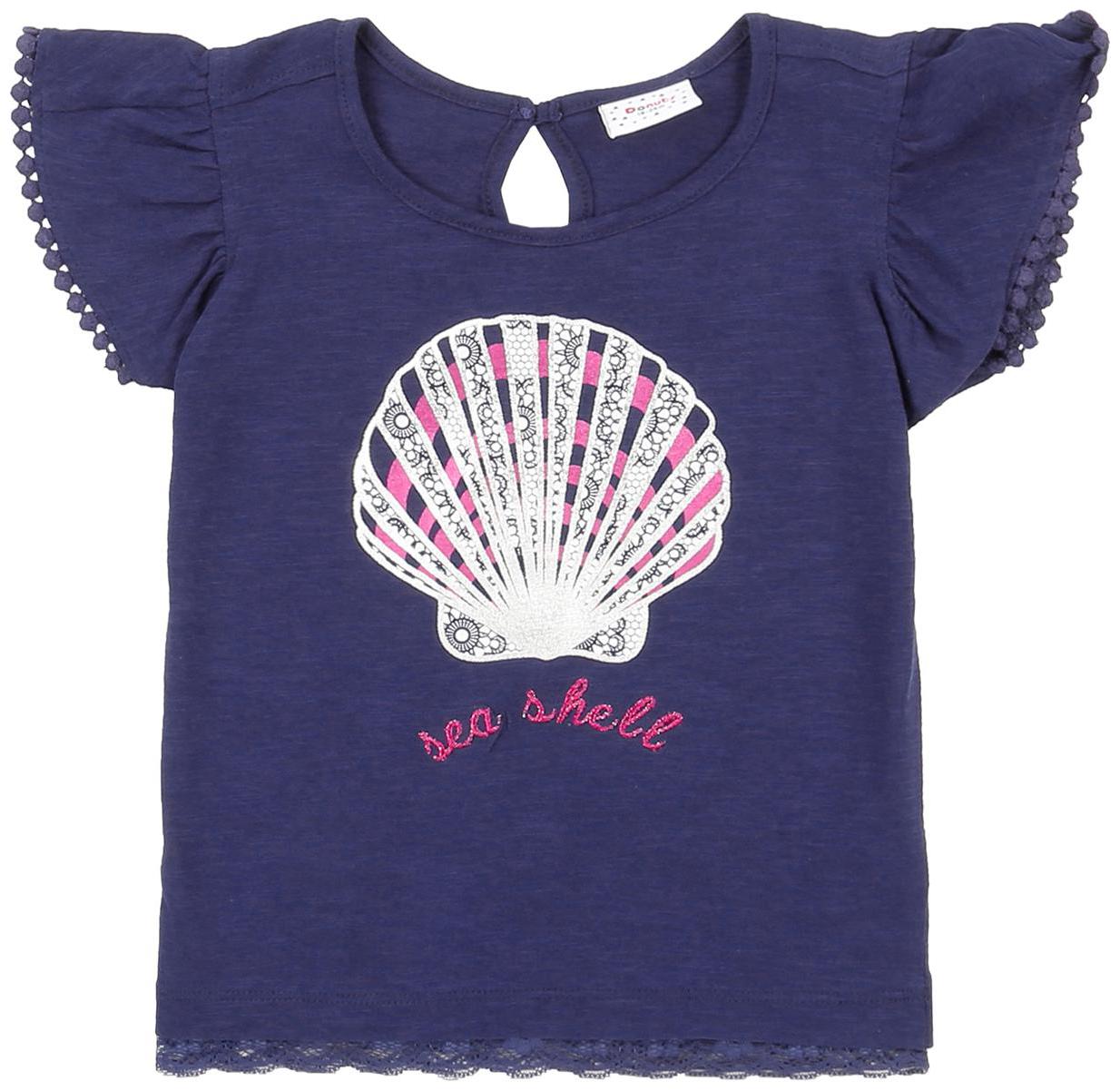 

Donuts Cotton Printed Top for Baby Girl - Blue