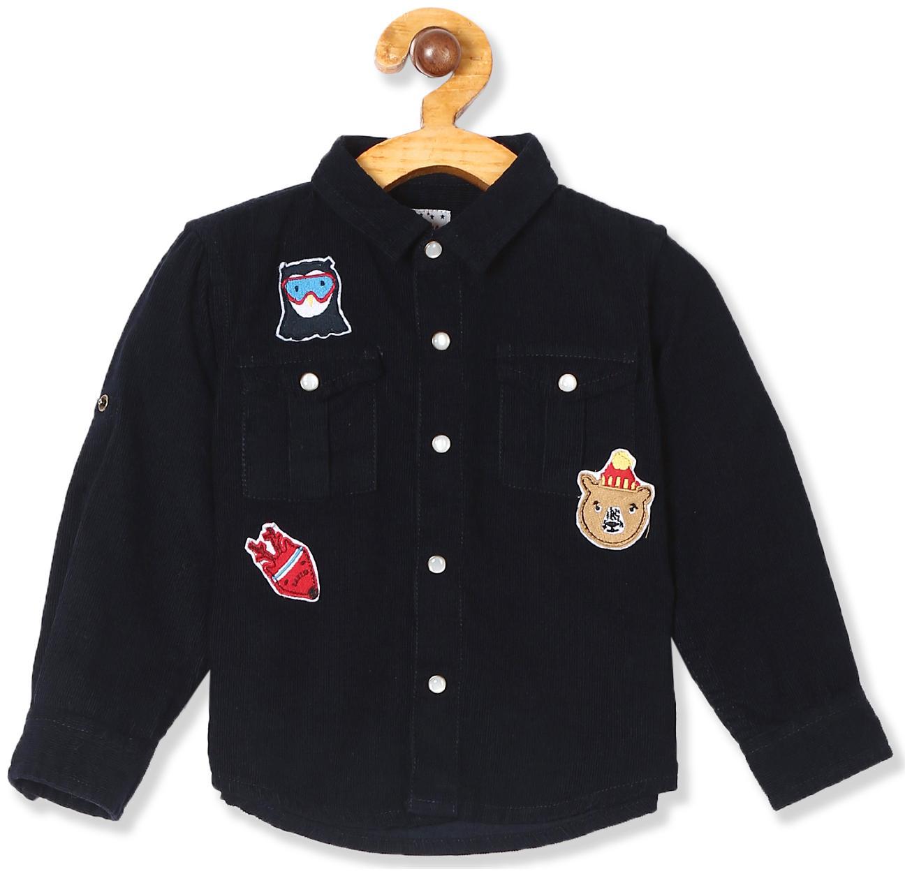 

Donuts Cotton Printed Shirt for Baby Boy - Blue