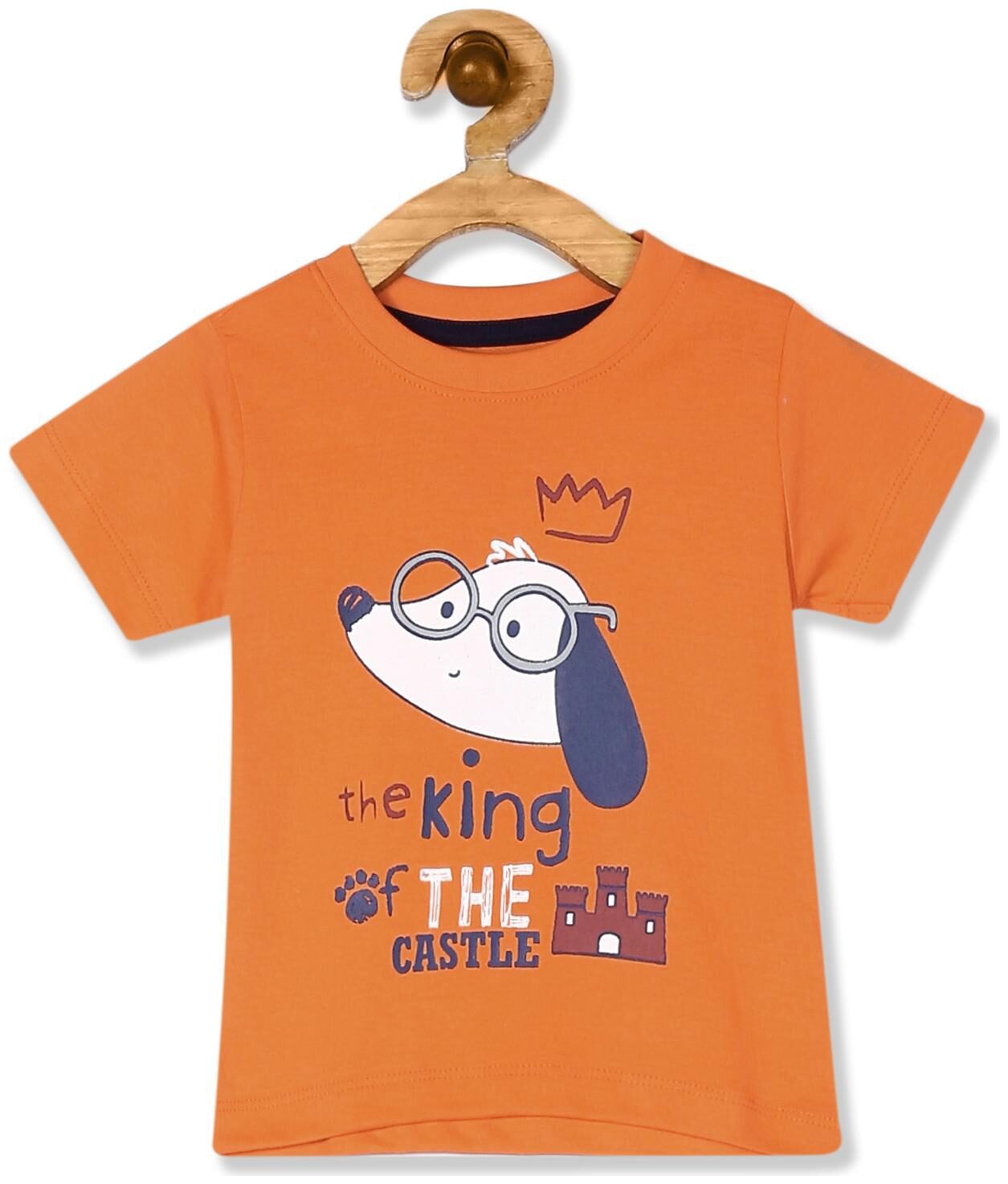 

Donuts Cotton Printed T shirt for Baby Boy - Orange