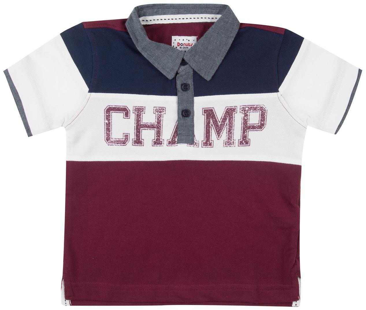 

Donuts Cotton Colorblocked T shirt for Baby Boy - Multi