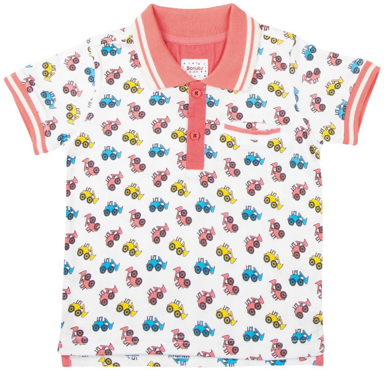 

Donuts Cotton Printed T shirt for Baby Boy - Multi