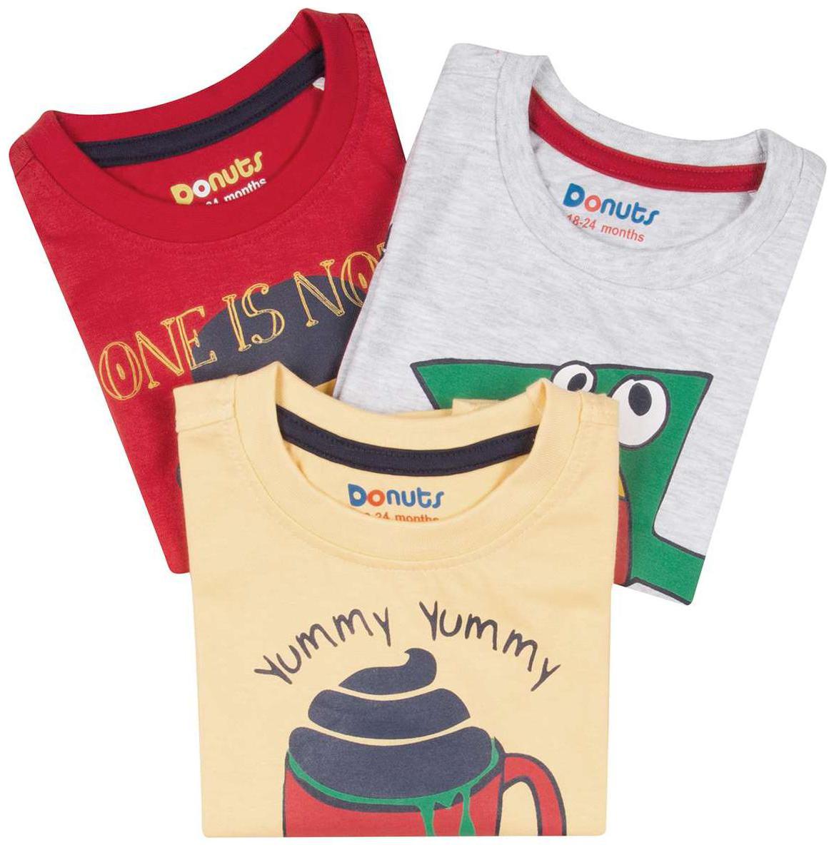 

Donuts Cotton Printed Shirt for Baby Boy - Multi