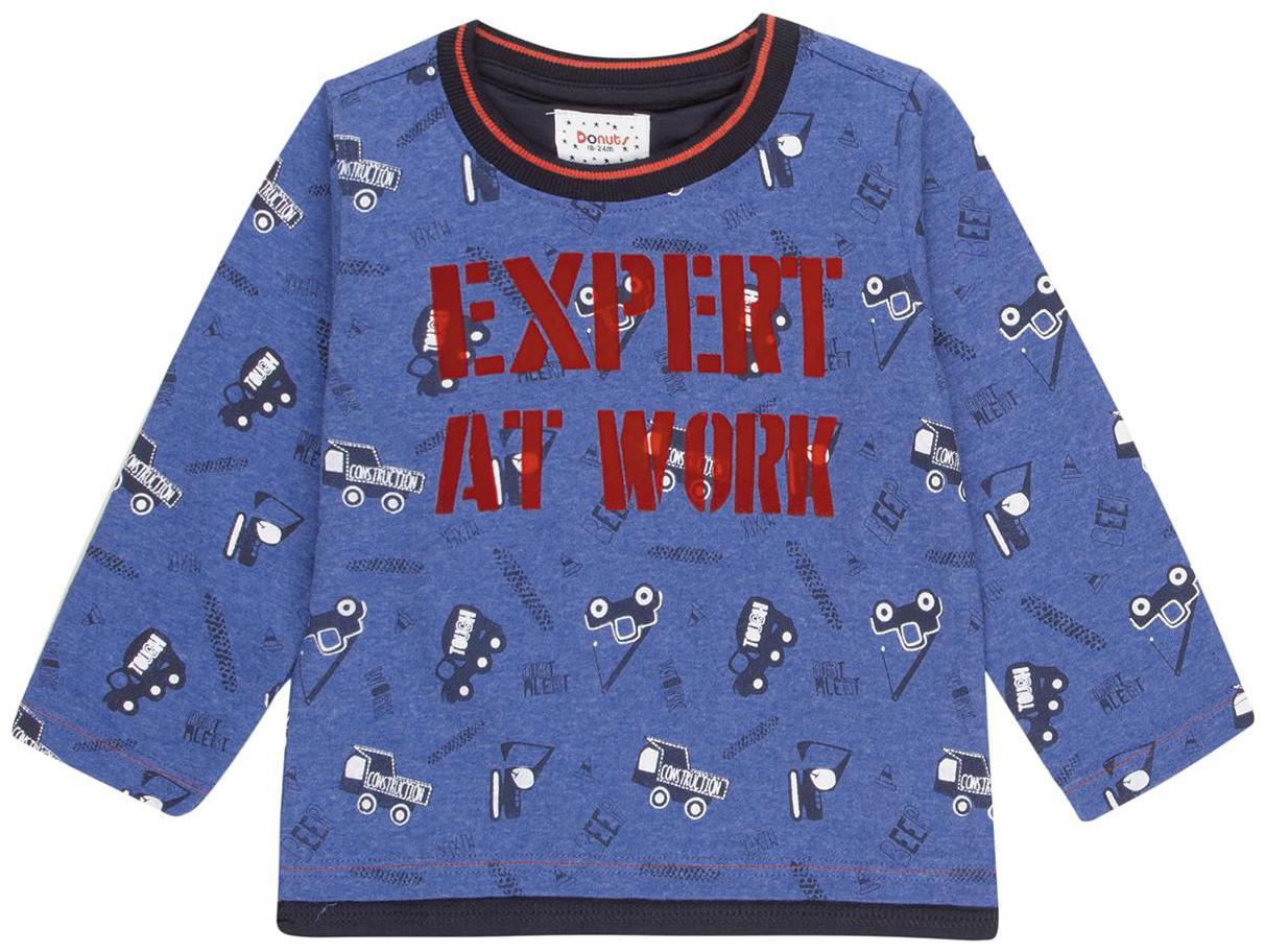 

Donuts Cotton Printed T shirt for Baby Boy - Blue