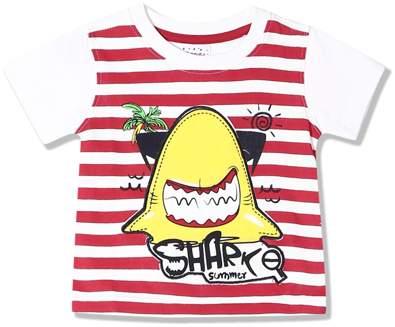 

Donuts Cotton Printed T shirt for Baby Boy - White