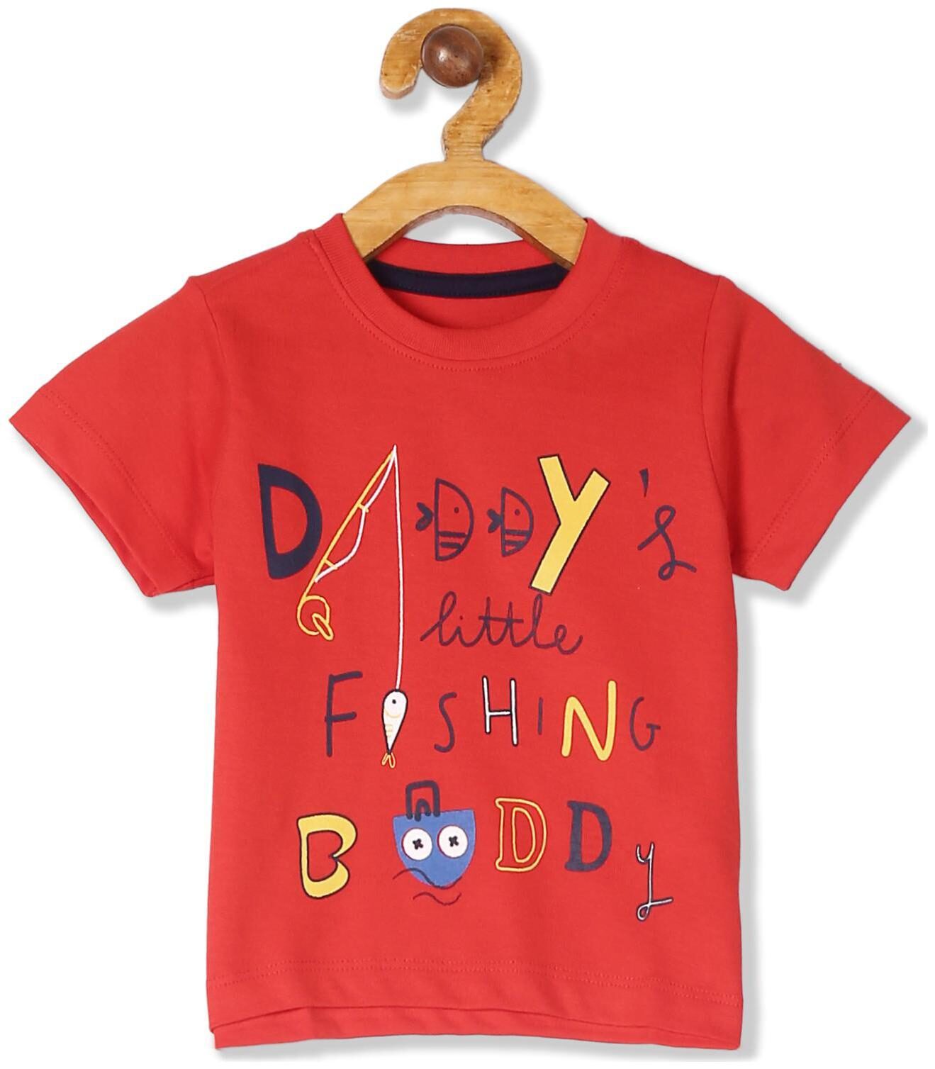 

Donuts Cotton Printed T shirt for Baby Boy - Red