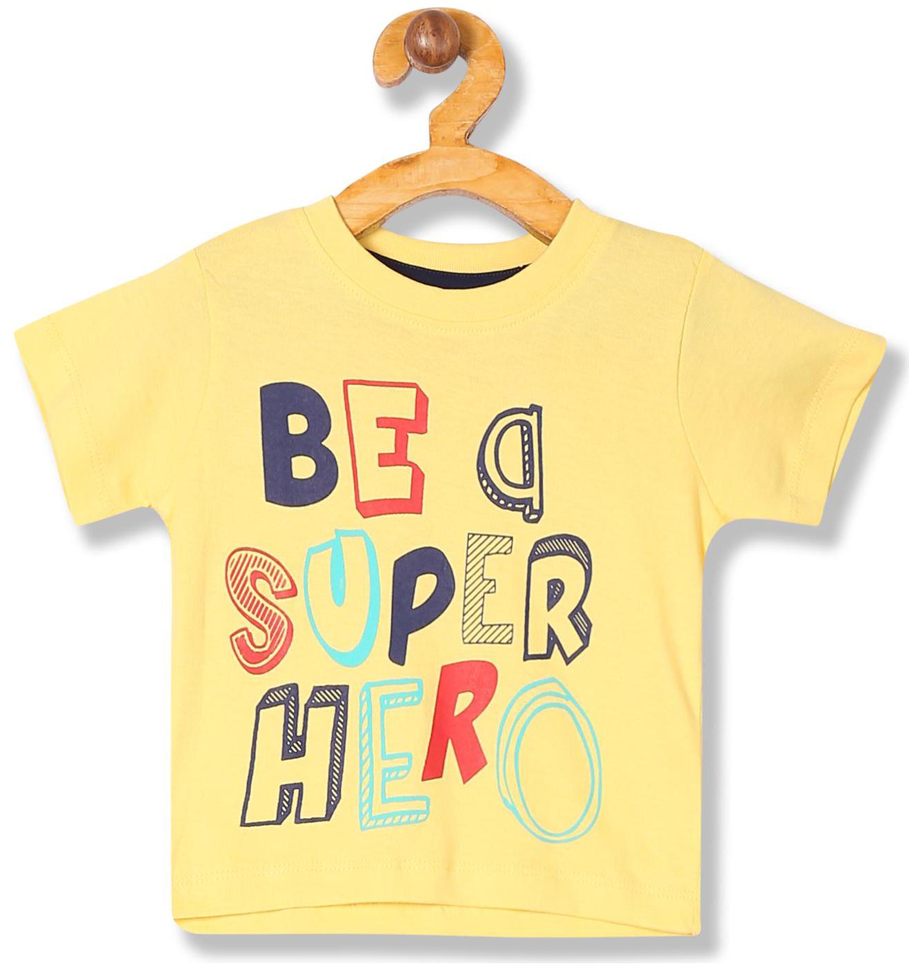 

Donuts Cotton Printed T shirt for Baby Boy - Yellow