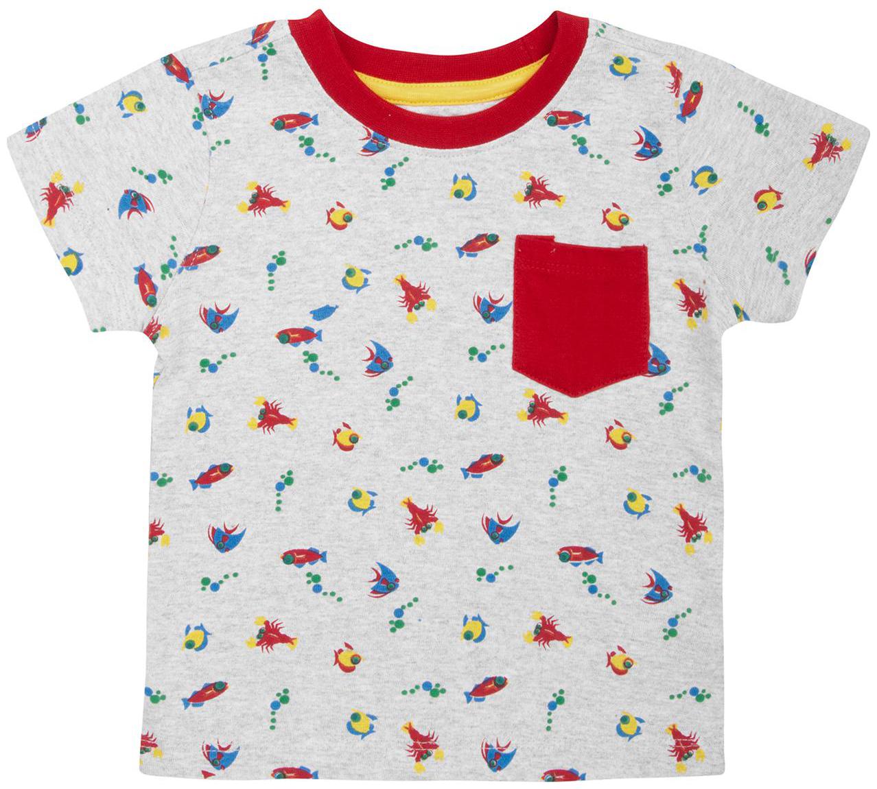 

Donuts Cotton Printed T shirt for Baby Boy - Grey