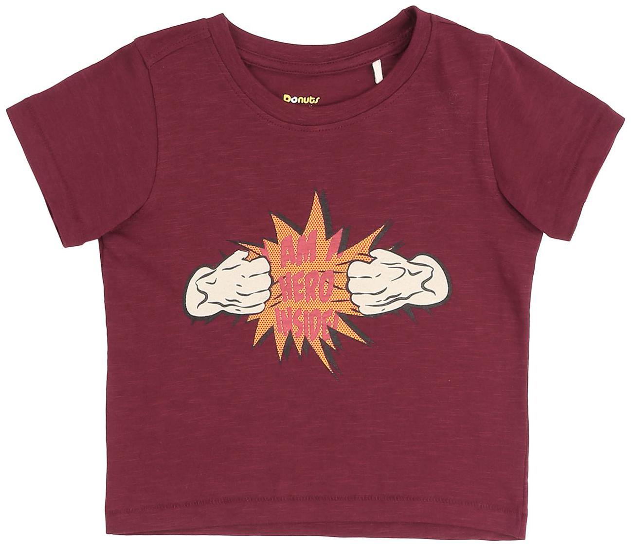 

Donuts Cotton Printed T shirt for Baby Boy - Red