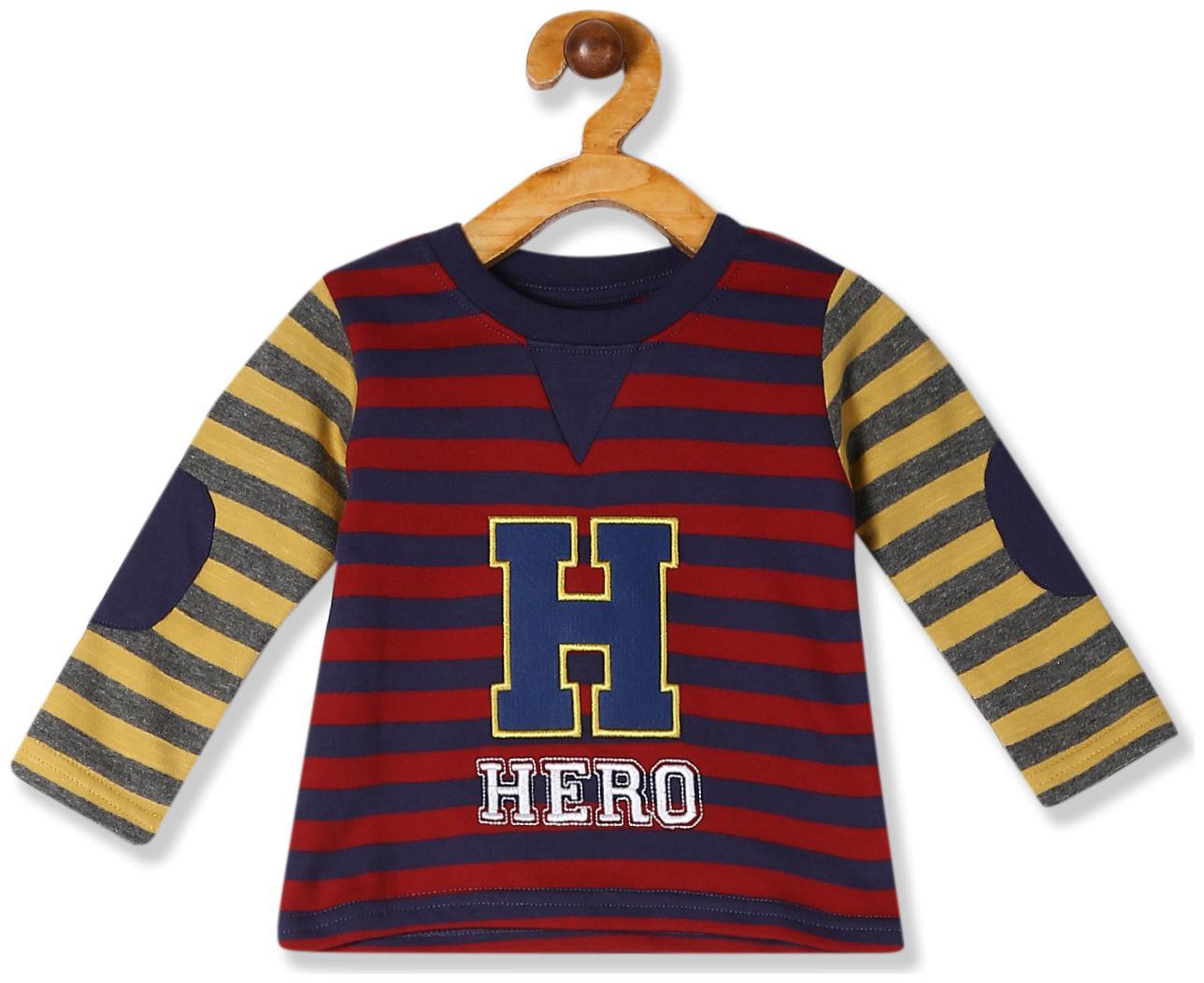 

Donuts Cotton Striped T shirt for Baby Boy - Multi