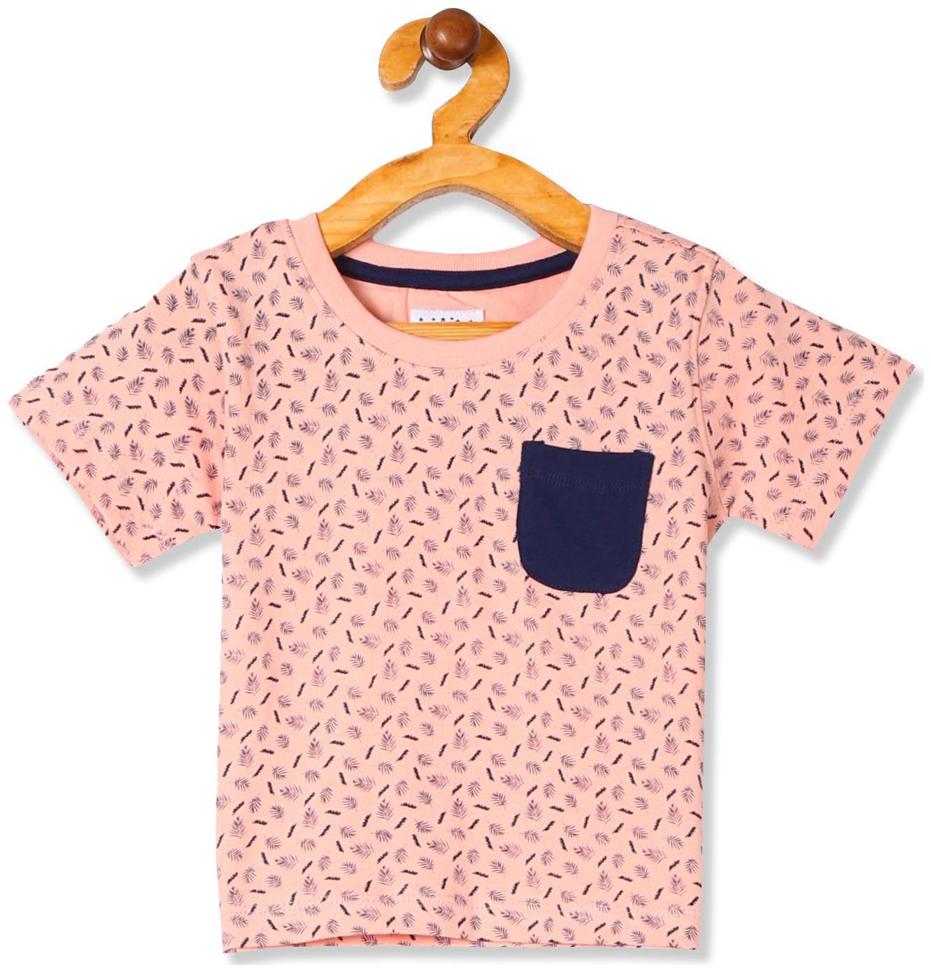 

Donuts Cotton Printed T shirt for Baby Boy - Pink