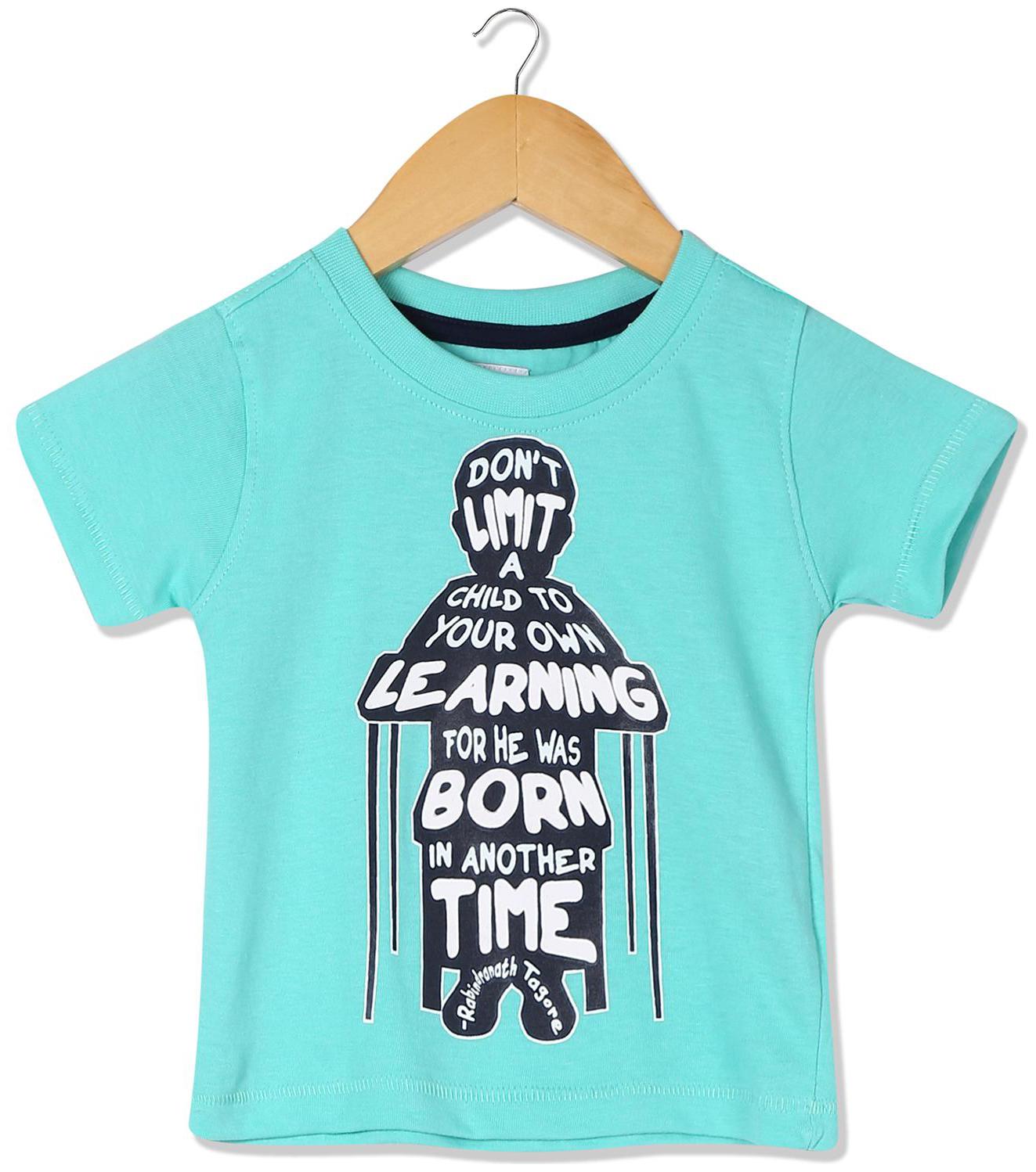 

Donuts Cotton Printed T shirt for Baby Boy - Blue