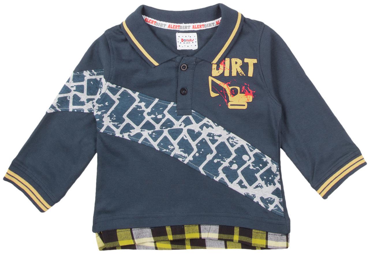 

Donuts Cotton Printed T shirt for Baby Boy - Blue