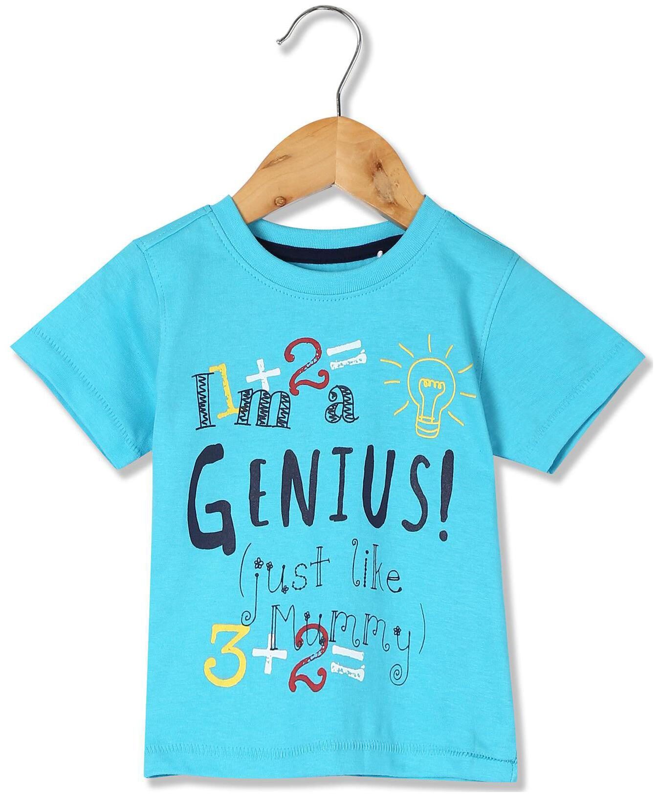 

Donuts Cotton Printed T shirt for Baby Boy - Blue