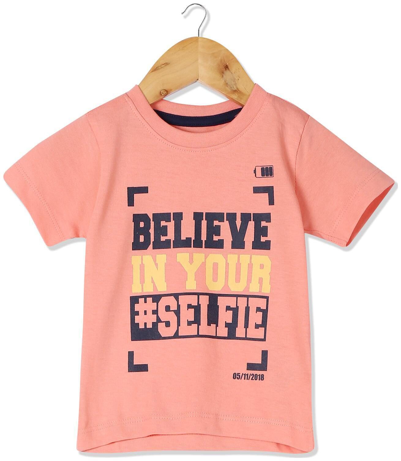 

Donuts Cotton Printed T shirt for Baby Boy - Pink